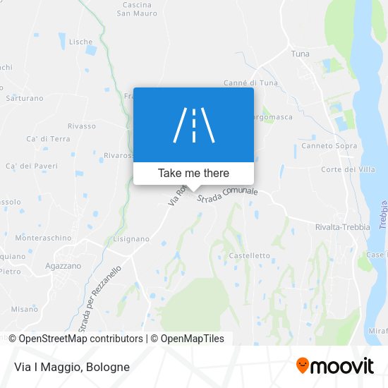 Via I Maggio map