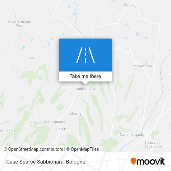 Case Sparse Sabbionara map