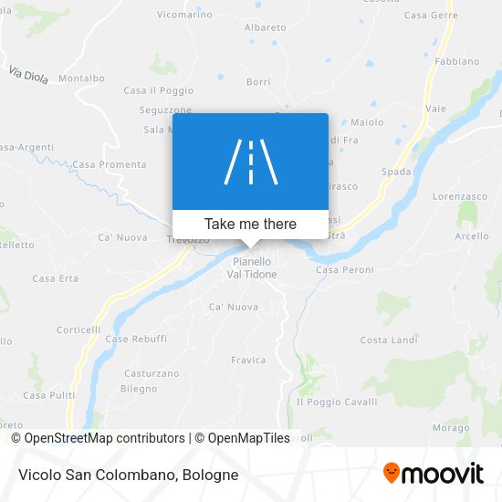 Vicolo San Colombano map