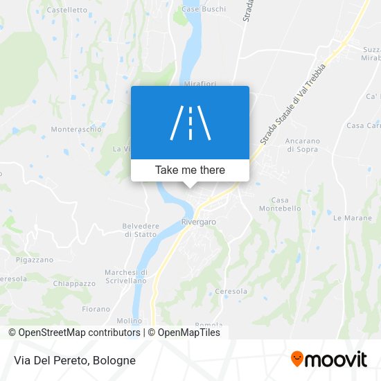 Via Del Pereto map