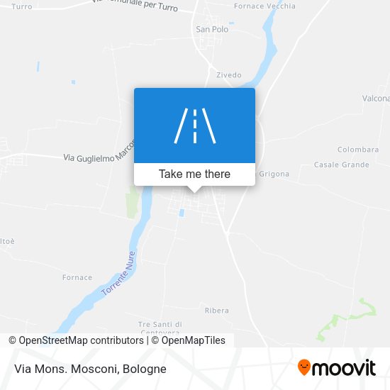 Via Mons. Mosconi map