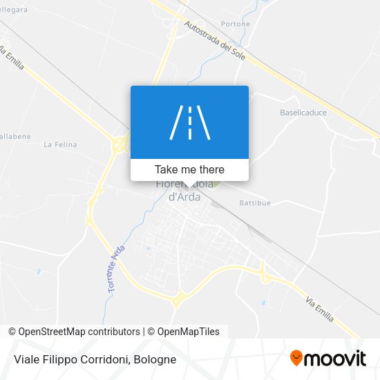 Viale Filippo Corridoni map