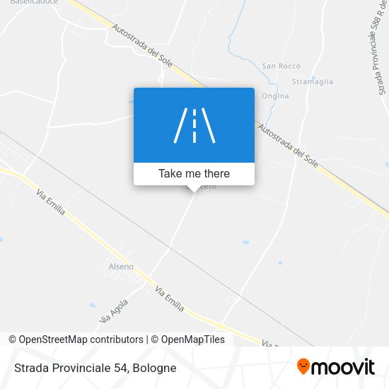 Strada Provinciale 54 map
