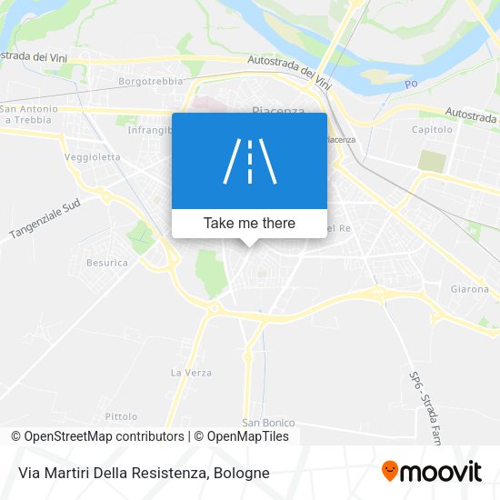 Via Martiri Della Resistenza map
