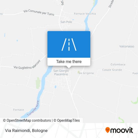Via Raimondi map
