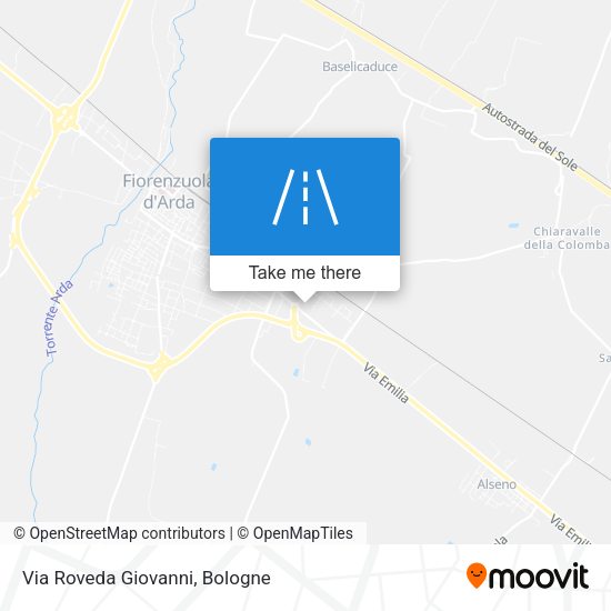Via Roveda Giovanni map