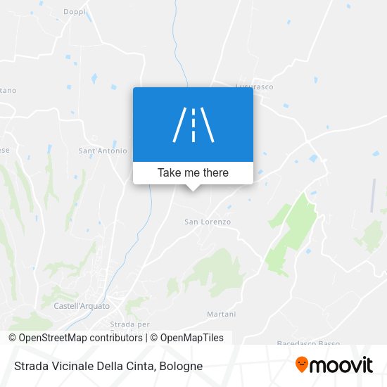 Strada Vicinale Della Cinta map
