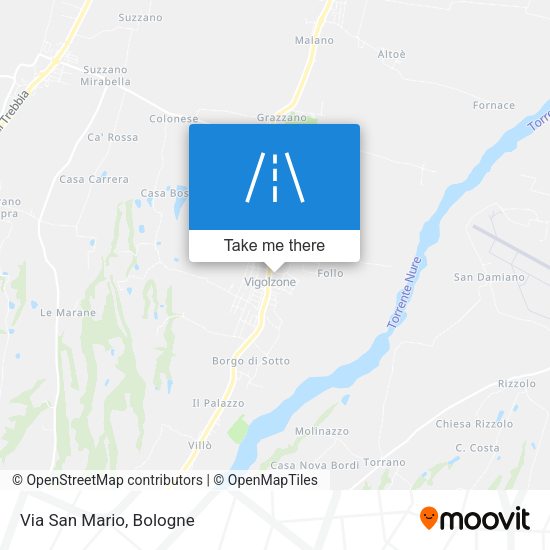 Via San Mario map