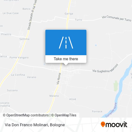 Via Don Franco Molinari map