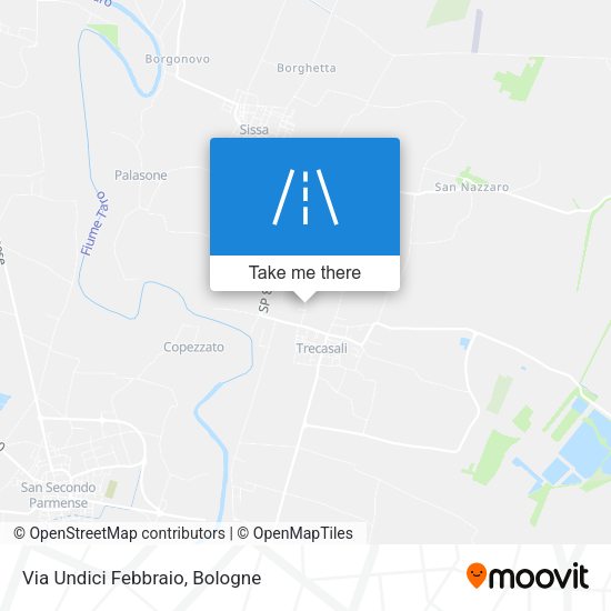 Via Undici Febbraio map