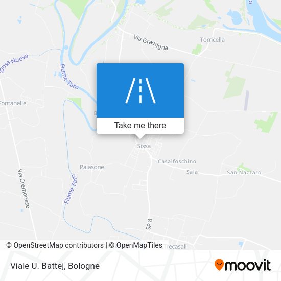 Viale U. Battej map
