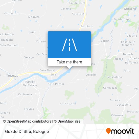 Guado Di Strà map
