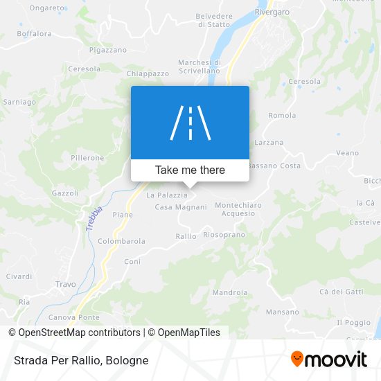 Strada Per Rallio map