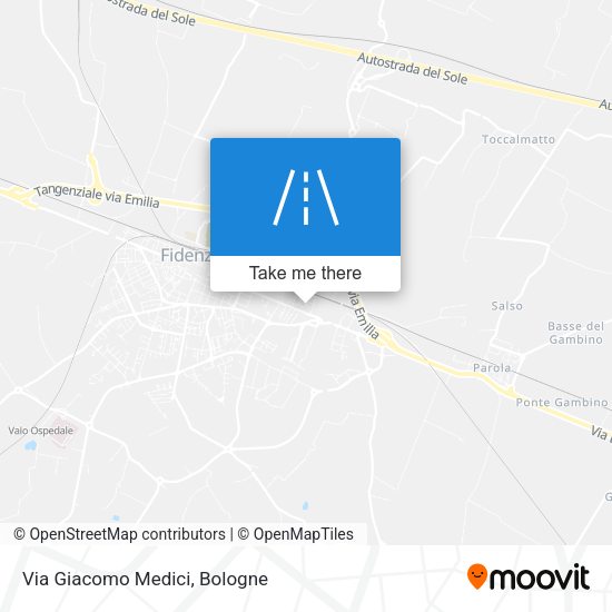 Via Giacomo Medici map