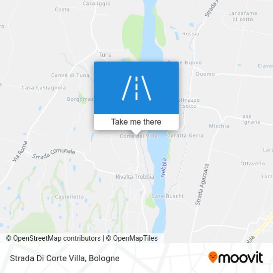 Strada Di Corte Villa map