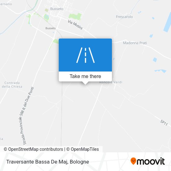 Traversante Bassa De Maj map