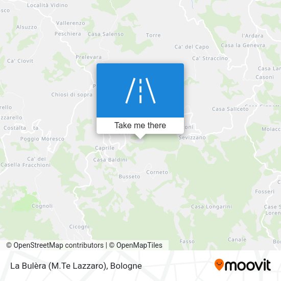 La Bulèra (M.Te Lazzaro) map
