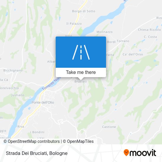 Strada Dei Bruciati map