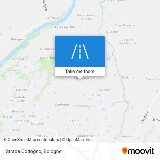 Strada Codogno map
