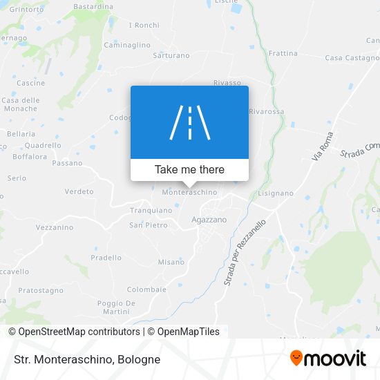 Str. Monteraschino map