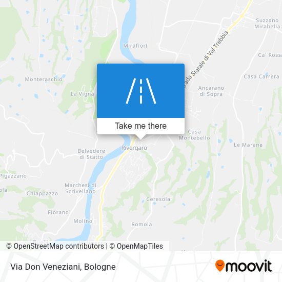 Via Don Veneziani map