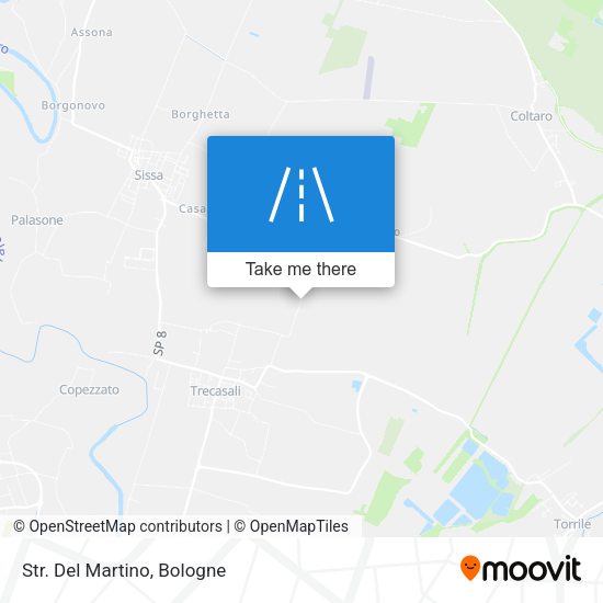 Str. Del Martino map