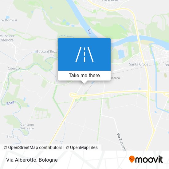 Via Alberotto map