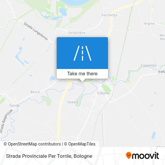Strada Provinciale Per Torrile map