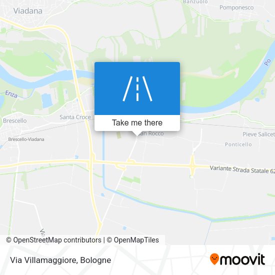 Via Villamaggiore map