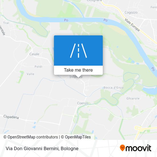 Via Don Giovanni Bernini map