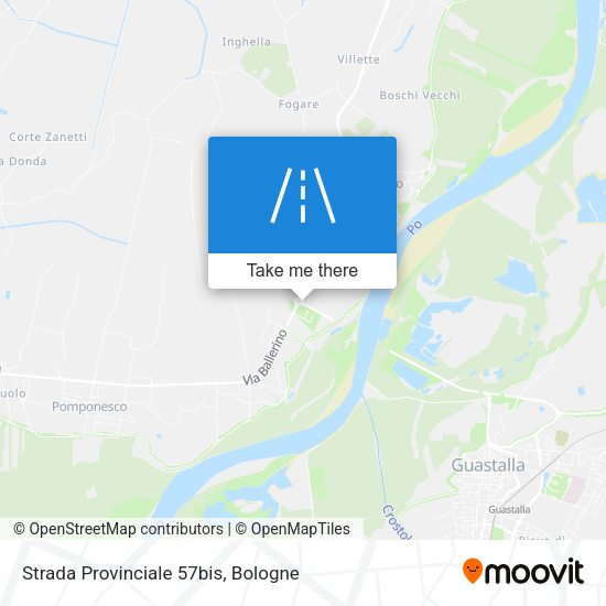 Strada Provinciale 57bis map