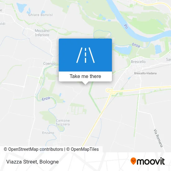 Viazza Street map