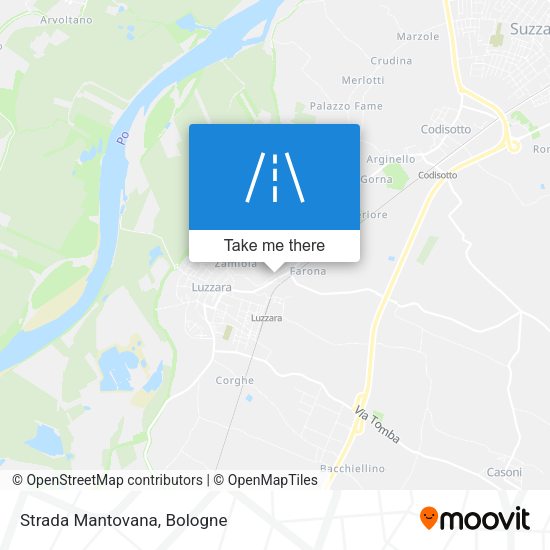 Strada Mantovana map