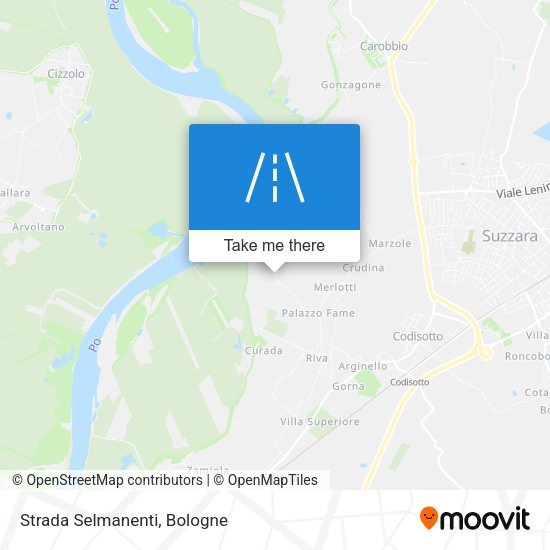 Strada Selmanenti map