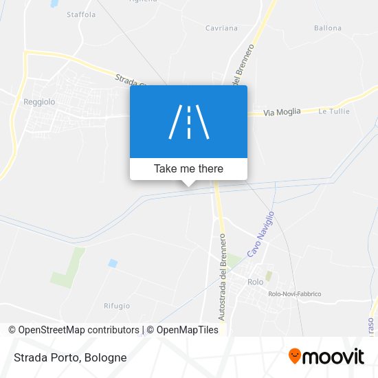Strada Porto map