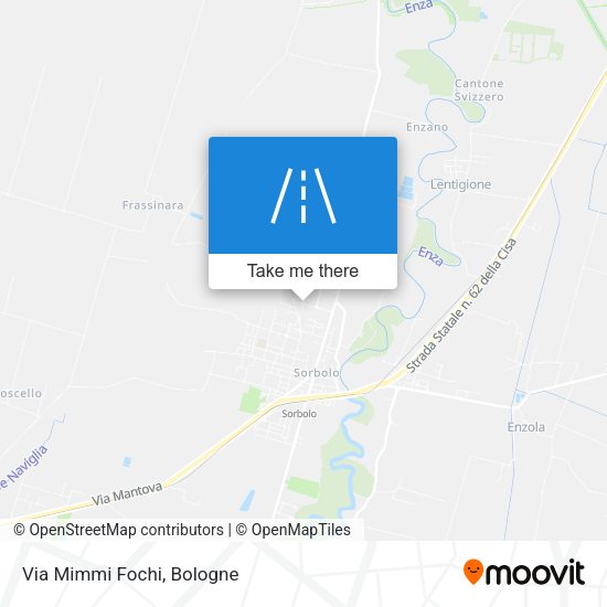 Via Mimmi Fochi map