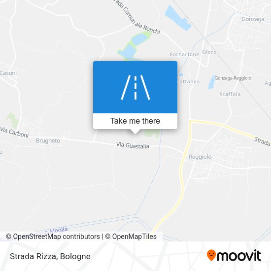 Strada Rizza map