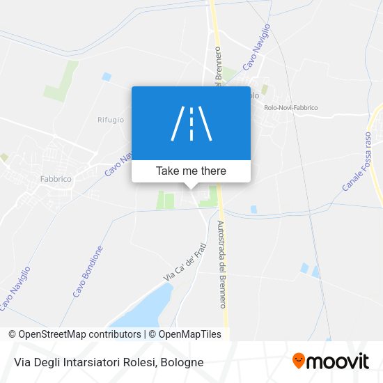 Via Degli Intarsiatori Rolesi map