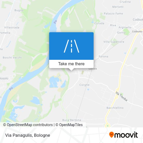 Via Panagulis map