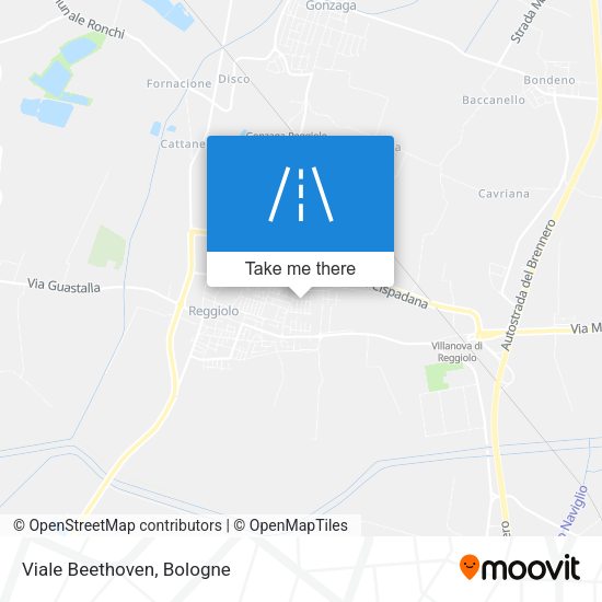 Viale Beethoven map