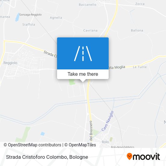 Strada Cristoforo Colombo map