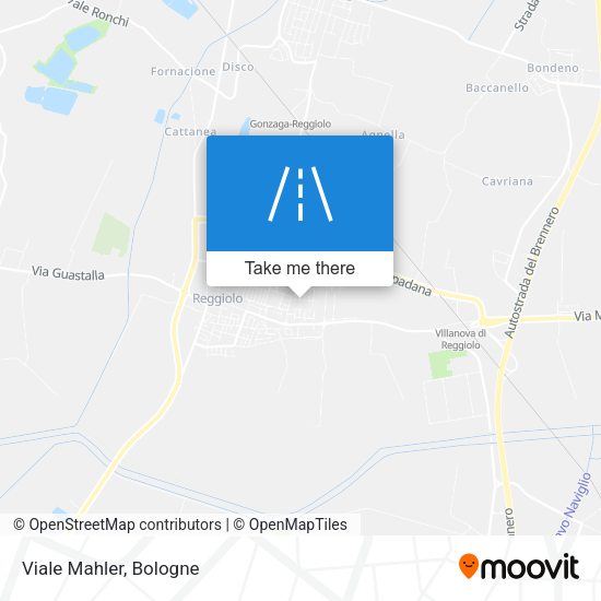 Viale Mahler map