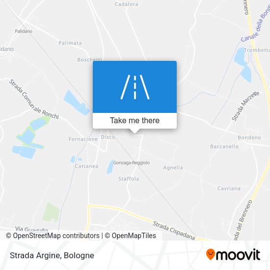 Strada Argine map