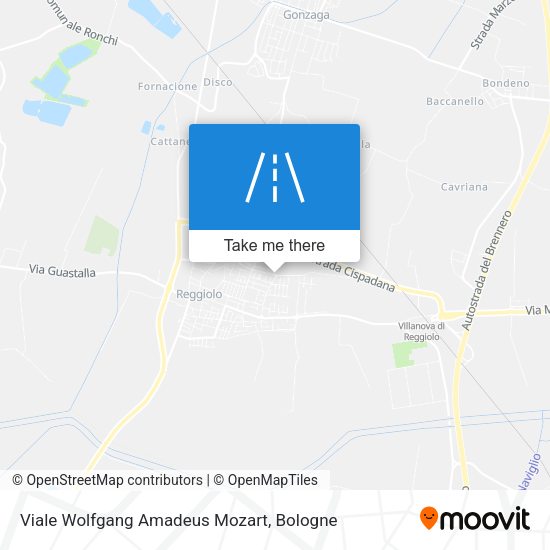 Viale Wolfgang Amadeus Mozart map