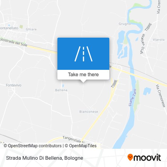 Strada Mulino Di Bellena map