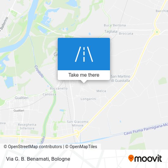 Via G. B. Benamati map
