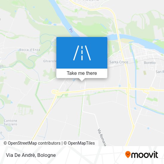Via De Andrè map