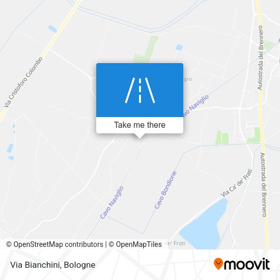 Via Bianchini map