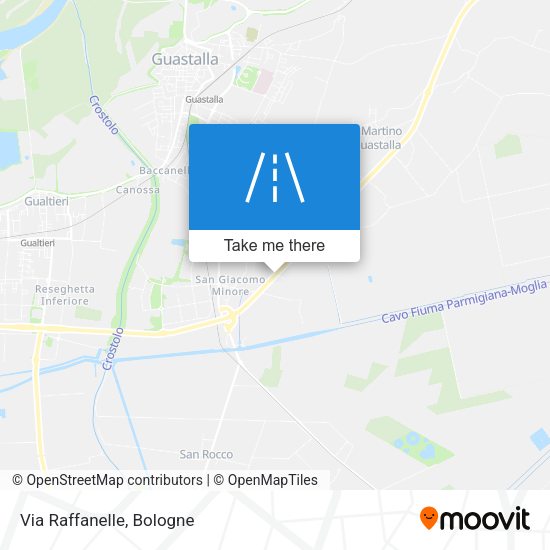 Via Raffanelle map