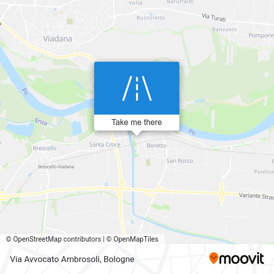 Via Avvocato Ambrosoli map